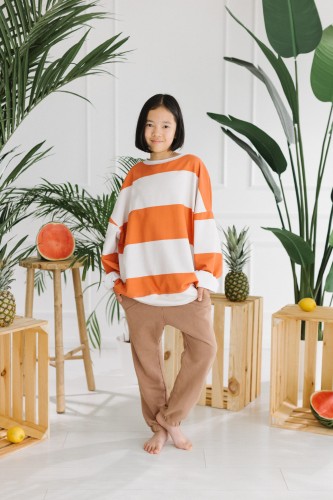 Bluza Simple Cheerful Brick