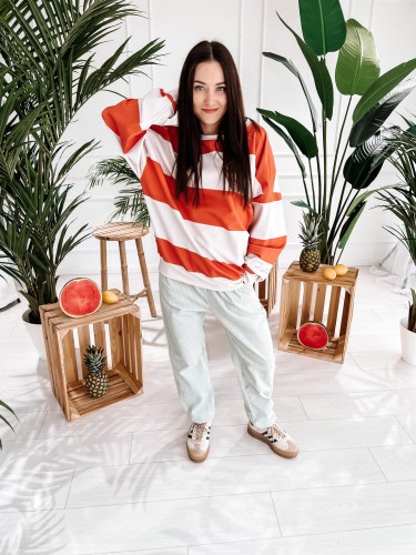 Bluza Simple Cheerful Brick Adult