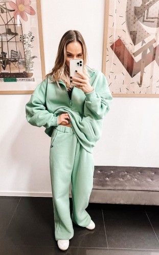 Spodnie Loose Warm Mint