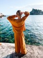 Spodnie Culotte Linen Marigold