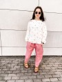 Spodnie Slouchy Linen Pink