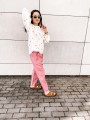 Spodnie Slouchy Linen Pink