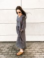 Sukienka Maxi Linen Graphite