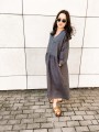 Sukienka Maxi Linen Graphite