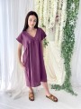 Sukienka Daily Linen Purple Fig