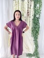 Sukienka Daily Linen Purple Fig