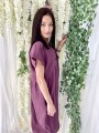 Sukienka Daily Linen Purple Fig