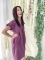 Sukienka Daily Linen Purple Fig