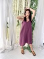 Sukienka Summer Linen Purple Fig