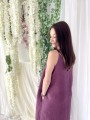 Sukienka Summer Linen Purple Fig
