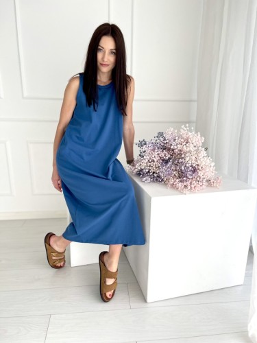 Sukienka Basic Deep Blue