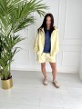 Bluza Zip Baggy Soft Lemon