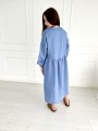 Sukienka Maxi Linen Blue Sky