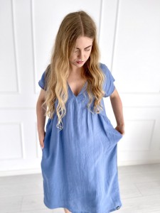 Sukienka Daily Linen Blue Sky 