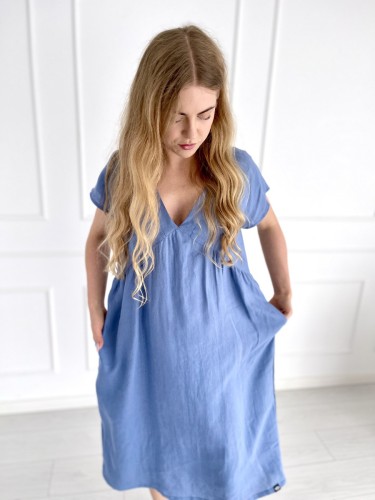 Sukienka Daily Linen Blue Sky