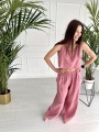 Spodnie Culotte Linen Pink