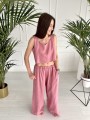 Spodnie Culotte Linen Pink