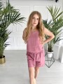 Szorty Linen Pink