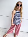 Top Navy Stripes