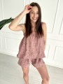 Top Muslin Antic PInk Hearts