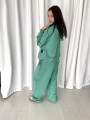 Bluza Zip Baggy Green