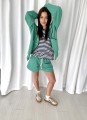 Bluza Zip Baggy Green