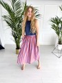 Spódnica Helen Orange/Lavender Stripes