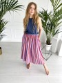 Spódnica Helen Orange/Lavender Stripes