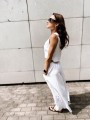 Spodnie Culotte Linen White