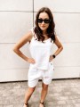 Top Summer Linen White