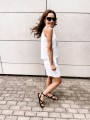 Top Summer Linen White