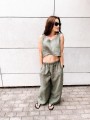 Top Linen Khaki