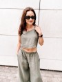Top Linen Khaki