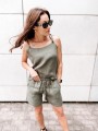 Szorty Linen Khaki
