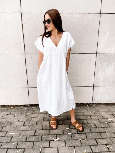 Sukienka Daily Linen White