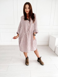 Sukienka Comfy Linen Stripes 