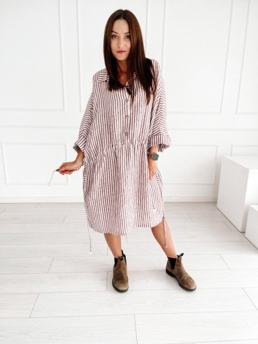 Sukienka Comfy Linen Stripes