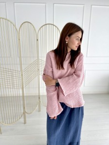 Sweter Waffle Blush Pink