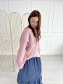 Sweter Waffle Blush Pink