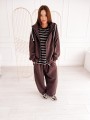 Bluza Baggy Zip Dark Chocolate